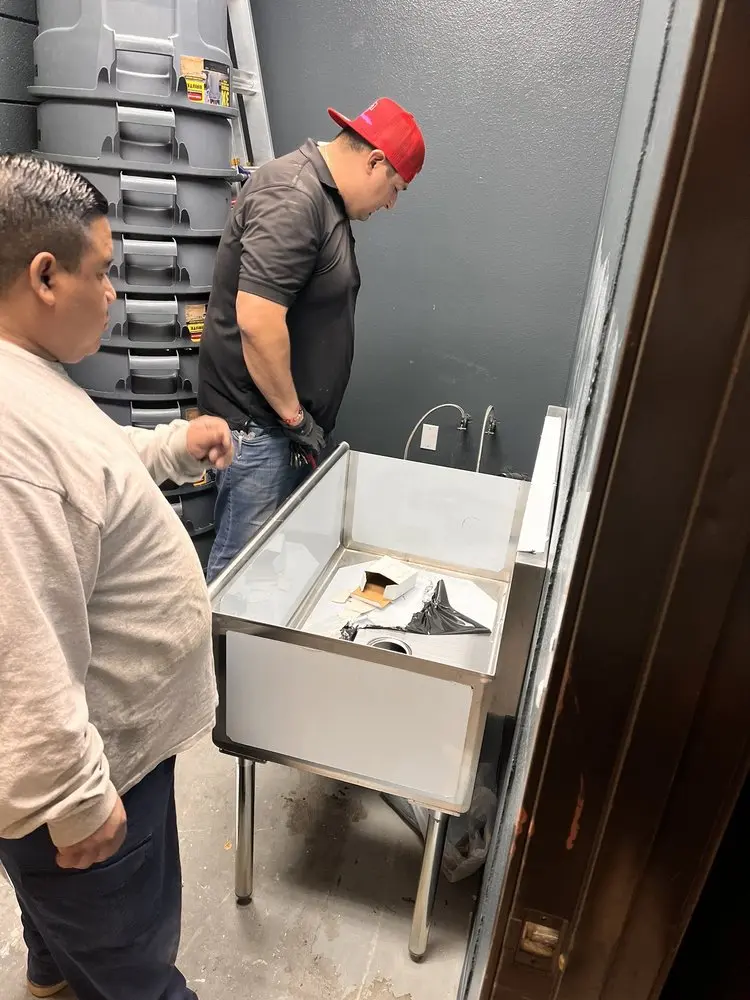Commercial plumbing and sink installation in Beach Bluff